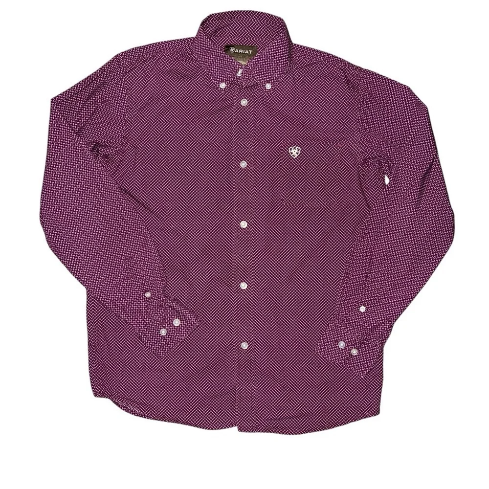 ARIAT boys button down size large 14-16